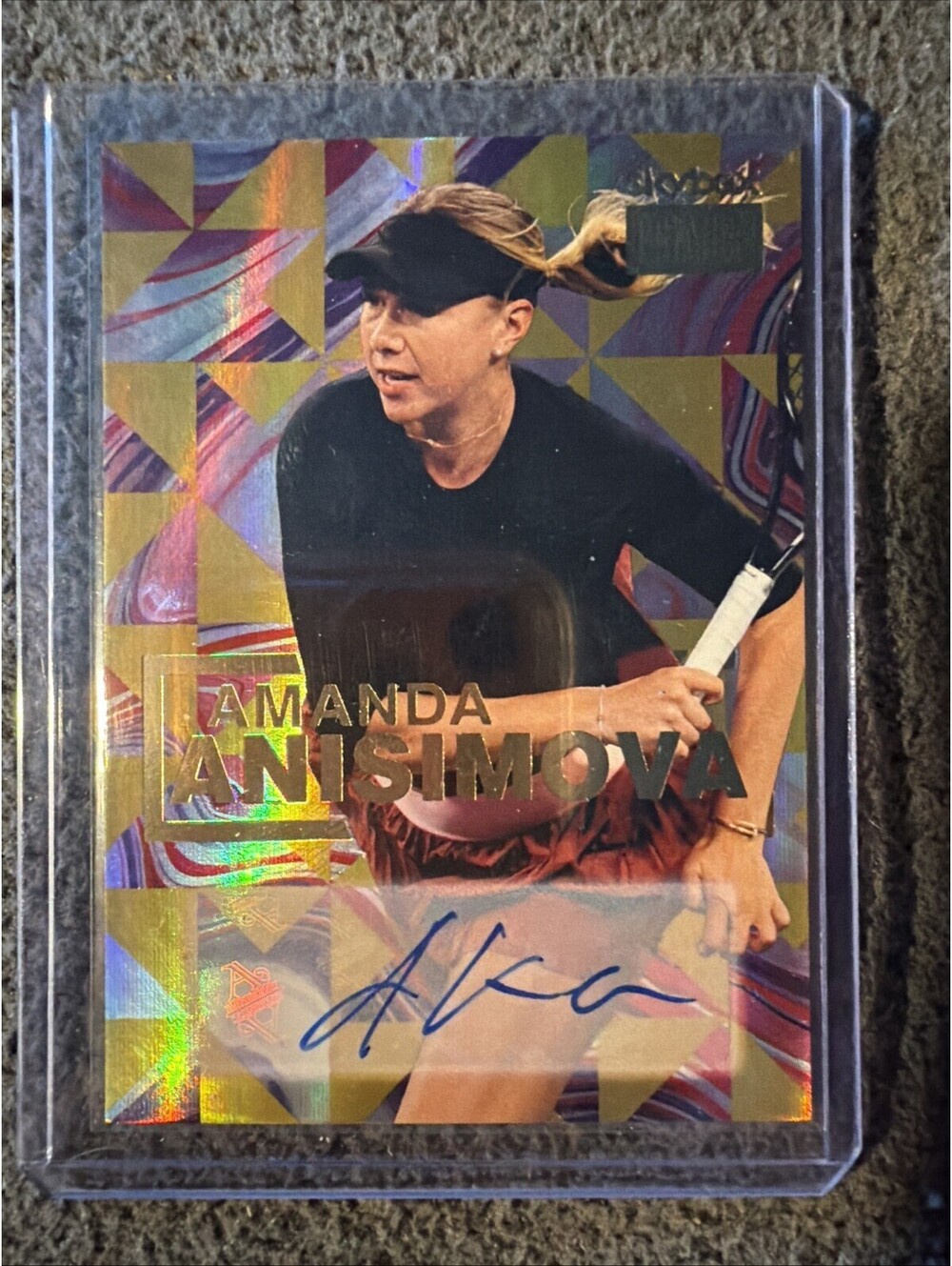 2023 Metal Universe Champions - Skybox Premium Amanda Anisimova #S-50 Gold (RC)